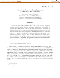 Pulse Arrival-Times from Binary Pulsars with Rotating Black Hole Companions
