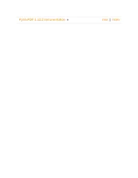 Pymupdf 1.12.2 Documentation » Next | Index Pymupdf Documentation
