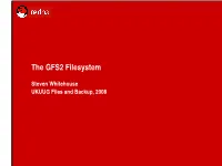 The GFS2 Filesystem