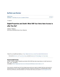 What Will Your Heirs Have Access to After You Die?