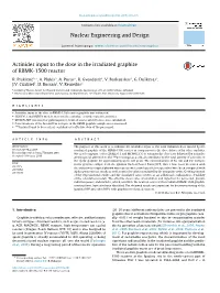 Actinides Input to the Dose in the Irradiated Graphite of RBMK-1500 Reactor