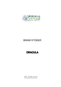 Bram Stoker Dracula