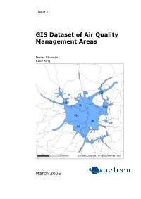 GIS Dataset of Air Quality Management Areas