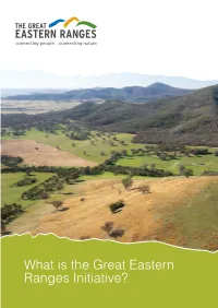 What Is the Great Eastern Ranges Initiative?
