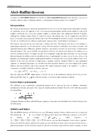 Abel‒Ruffini Theorem
