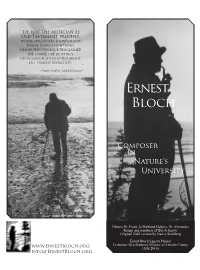 Ernest Bloch