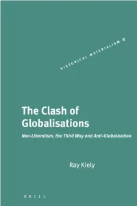 Neo-Liberalism, the Third Way and Anti-Globalisation