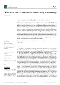 Overview of Neo-Vascular Lesions After Delivery Or Miscarriage