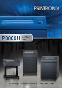 P8000H Line Matrix Printers