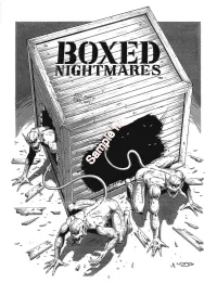 Sample File WARNING! This Game May Contain Subject Matter, the Supernatural, Psychic Powers, Magic and Monsters, Which May Not Be Appropriate for Young Readers
