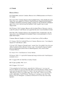Handlist of the J.C. Trewin Collection