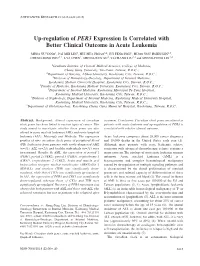 Up-Regulation of PER3 Expression Is Correlated with Better Clinical Outcome in Acute Leukemia