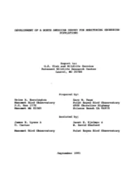 Development of a North American Survey for Monitoring Shorebird Populations