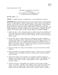 Read the Latest Analysis of the Bill Here