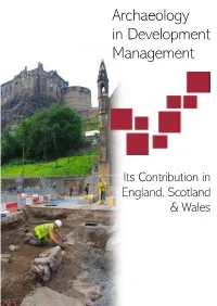 Archaeology in Development Management Impede Development?