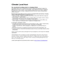 Climate Local Kent Commitment