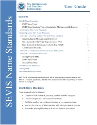 Name Standards User Guide