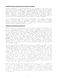 The Mead Family of Elmdon ― an Interim Statement