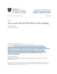 Newsvendor Models with Monte Carlo Sampling Ijeoma W