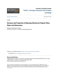 Structure and Properties of Nanoclay Reinforced Polymer Films, Fibers and Nonwovens