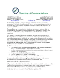 Township of Frontenac Islands