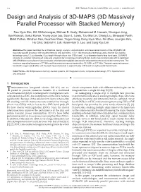 3D Massively Parallel Processor with Stacked Memory)