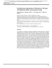 Evolutionary Dynamics of Bacteria in the Gut Microbiome Within and Across Hosts