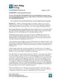 FOR IMMEDIATE RELEASE August 11, 2015