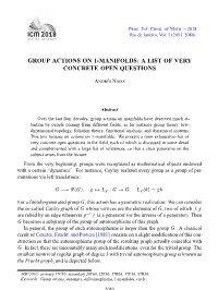 Group Actions on 1-Manifolds: a List of Very Concrete Open Questions