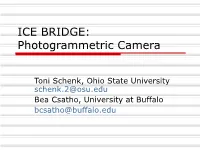 Photogrammetric Camera