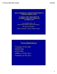 Terms/Definitions