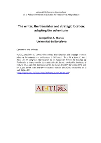 The Writer, the Translator and Strategic Location: Adapting the Adventures