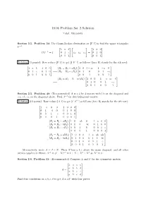 18.06 Linear Algebra, Problem Set 2 Solutions