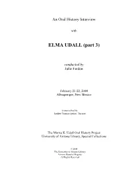 ELMA UDALL (Part 3)