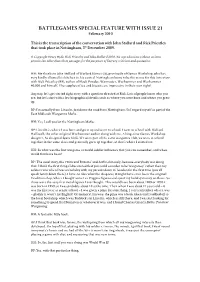 Interview with RP and JS