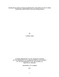 Modeling of Pdfs of Non-Gaussian Data and Application to Wind Pressure Coefficients on Low-Rise Building