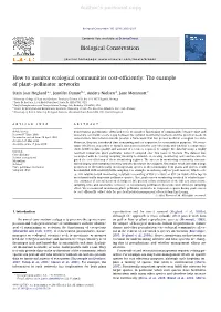 The Example of Plant-Pollinator Networks