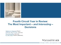 The Fourth Circuit