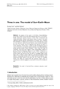 Three in One: the Model of Sun–Earth–Moon