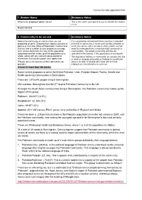 1. Station Name Guidance Notes 2. Community to Be Served Guidance Notes