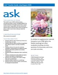 Ask® Teacher Guide: January 2020