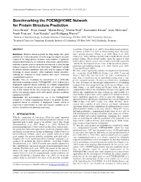 Benchmarking the POEM@HOME Network for Protein Structure