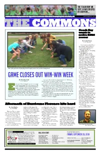 Game Closes out Win-Win Week