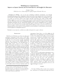 Methylmercury Contamination: Impacts on Aquatic Systems and Terrestrial Species, and Insights for Abatement