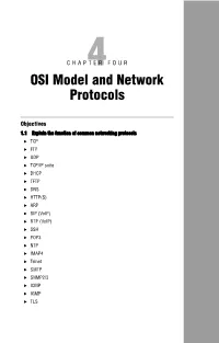 OSI Model and Network Protocols