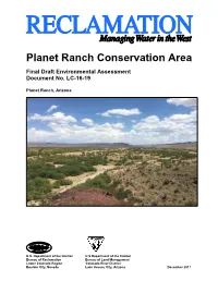 Planet Ranch Conservation Area Final Draft EA