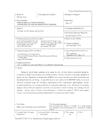 REMOTE BRIDGE SCOUR MONITORING: May 1999 a PRIORITIZATION and IMPLEMENTATION GUIDELINE