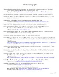Selected Bibliography