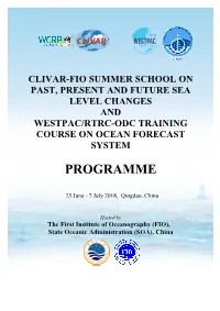 Updated Programme
