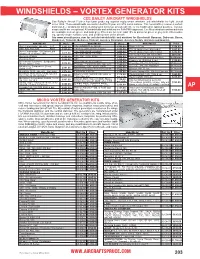 Vortex Generator Kits